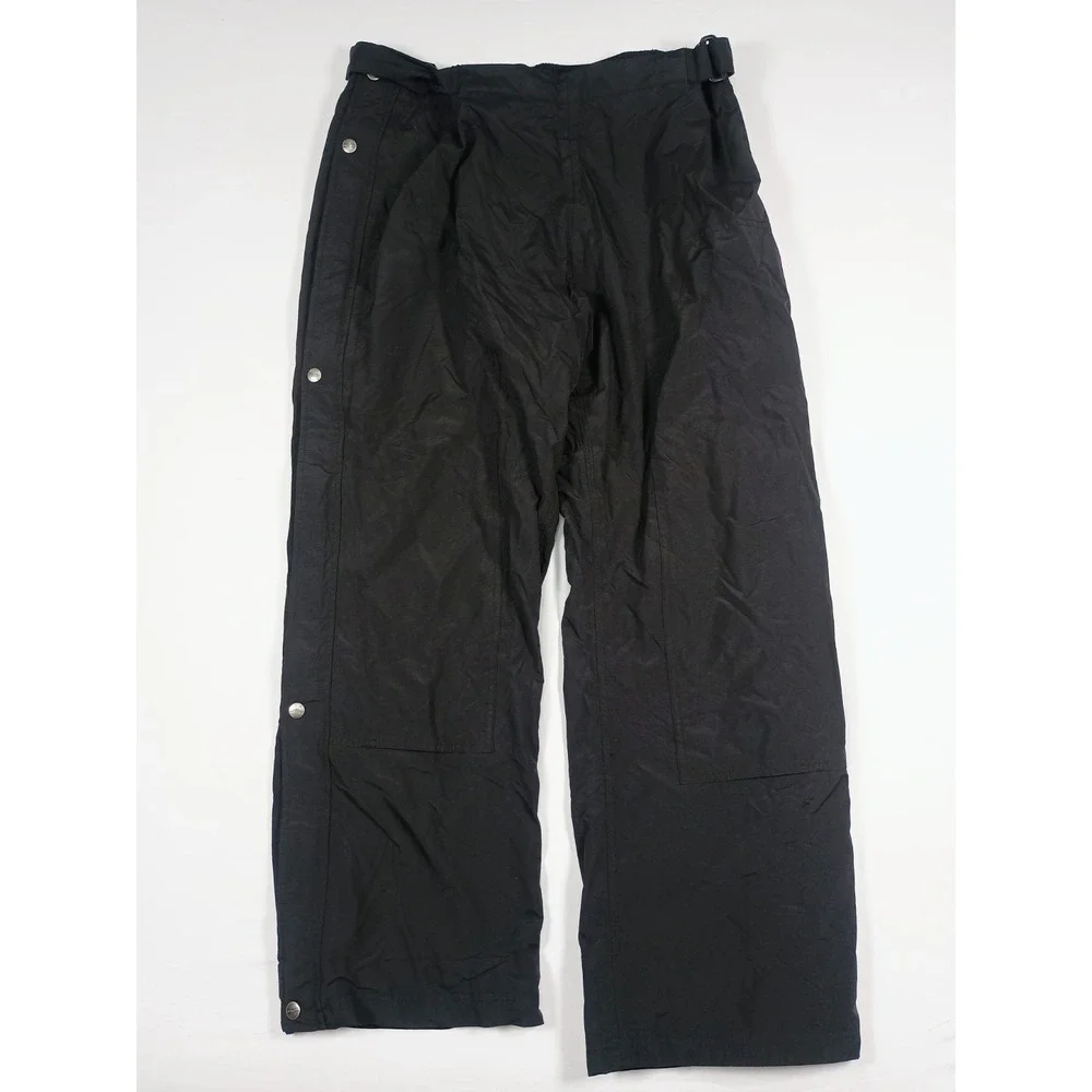 Carhartt Women's Black Zipper Leg Snap Snow Winter Lined Outdoor Pants XL